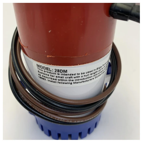 Pompe de cale submersible Rule 1100 GPH 24V - 28D