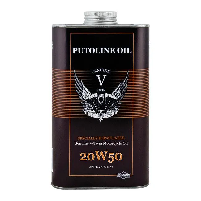 Putoline Genuine V-Twin Motor Oil Synthetic 20W-50 1L