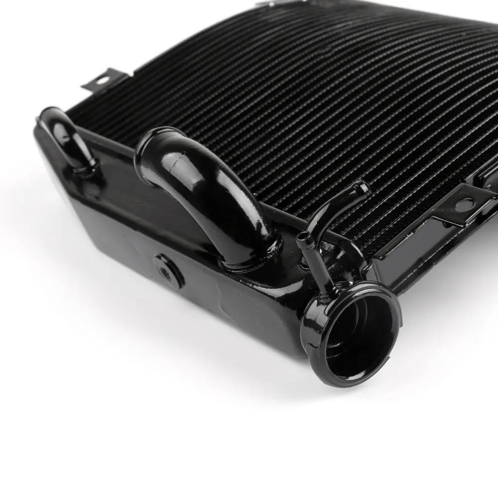Refroidisseur de radiateur noir en aluminium, pour Kawasaki Ninja ZX10R ZX-10R ZX 10R 2004 – 2005
