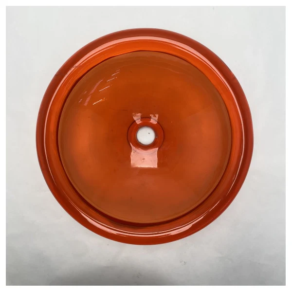 Regia Gloss Marine Sink D400 mm x 120 mm - Durable Glossy Red Ice Luc Plastic Basin Boats and Yachts