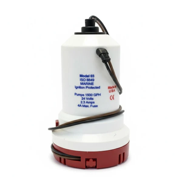 Règle 1500 Bilgepump 24V - 1500 GPH 5800L/Heure