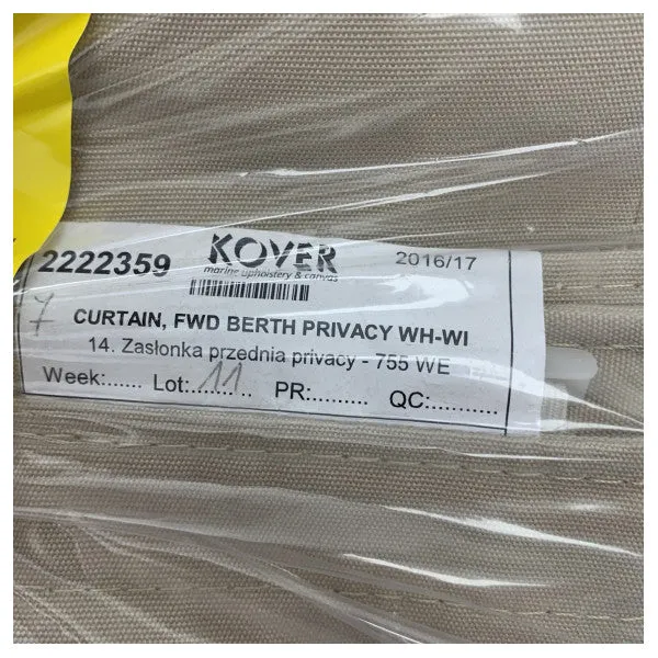 Rideau de confidentialité de cabine avant Quicksilver 755 Weekend - 2222359