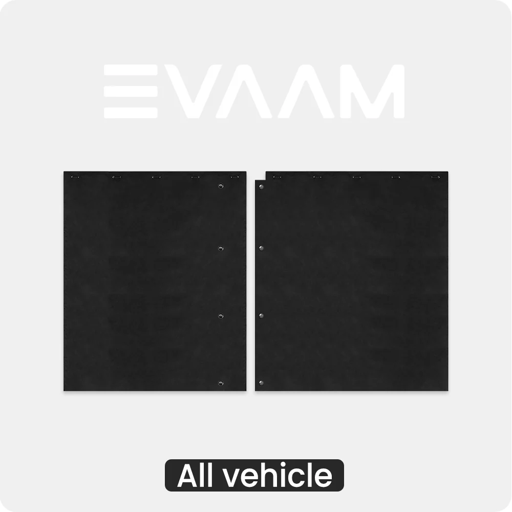 Rideaux de confidentialité pour sièges arrière EVAAM® pour Tesla Model 3/Y/S/X