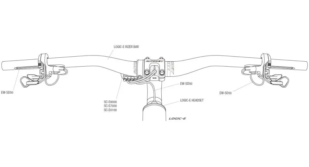 Ritchey Logic-E Trail Rizer cintre 31,8mm BB 9°/2° noir