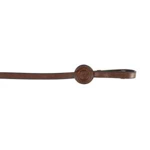 Rênes en caoutchouc Fontainebleau 5/8 pouces Brown/Silver C