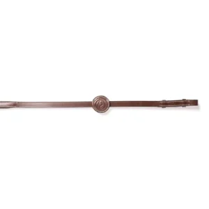 Rênes sangles Deauville 5/8 pouces avec 9 arrêts Brown/Gold F