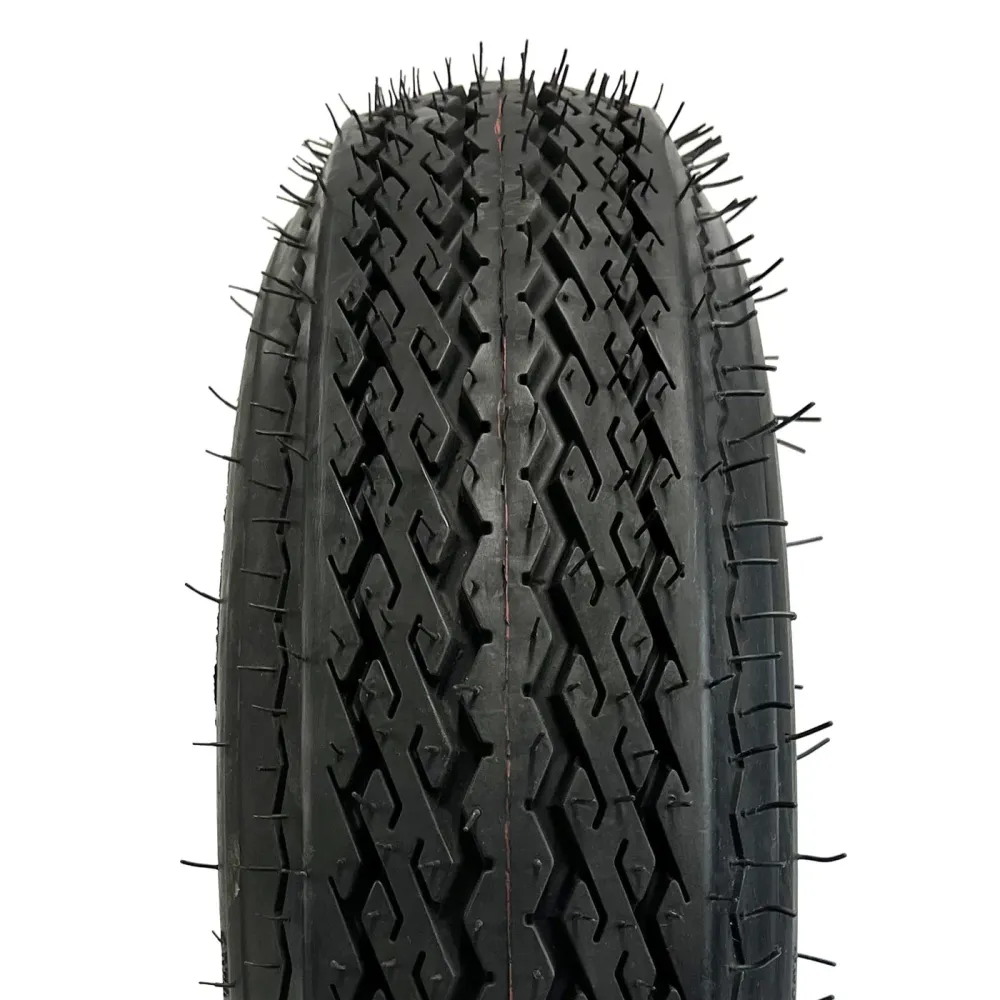 Pneu 4.80-8 6 plis LRC 760 lbs Roadguider et jante 8" 4 trous blanche