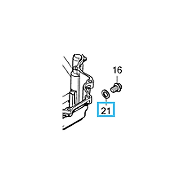 Rondelle joint bouchon vidange d.12,2x20x2mm Honda