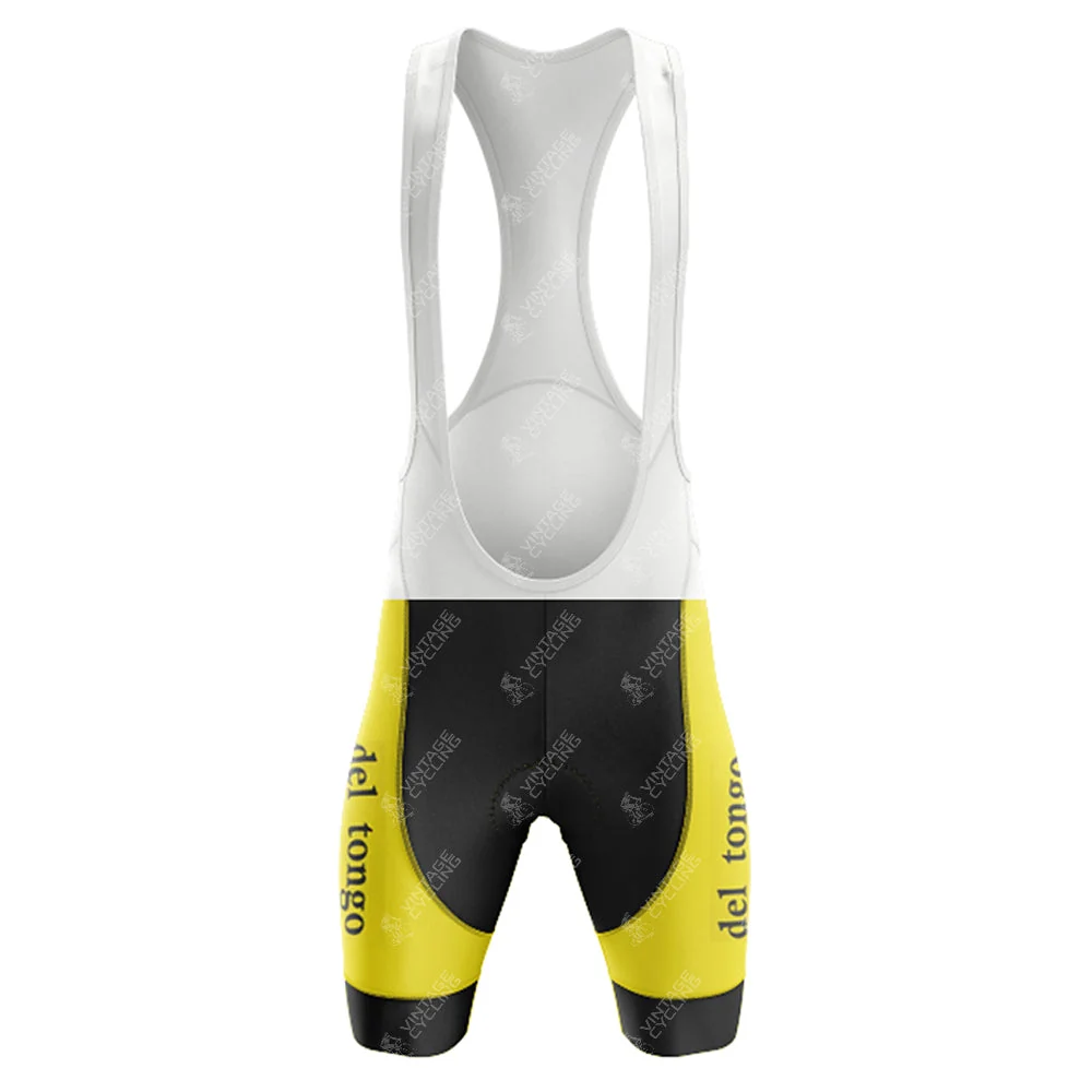 Ensemble de cyclisme à manches courtes rétro Del Tongo 1983 Tenue Roule Maillot