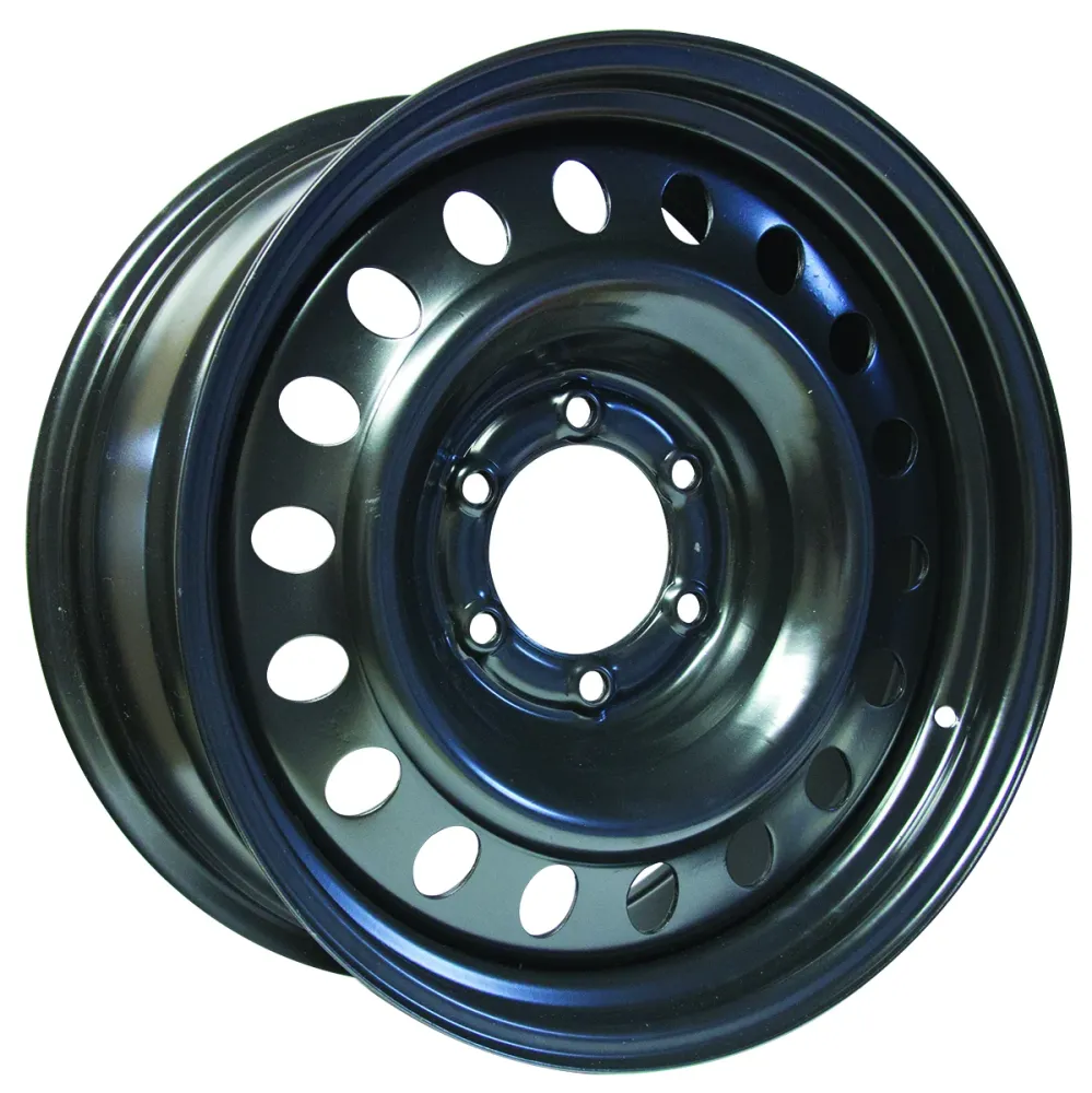 Roue d'acier 18x8 6x139.7 ET25 CB106.1 Noir RT