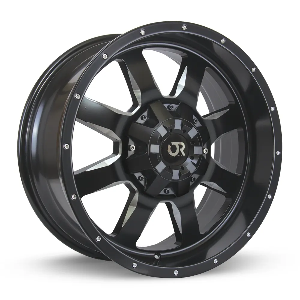 Ridgeline 16x7 6x139.7 ET0 CB108 Noir Satin Fraisé RTX