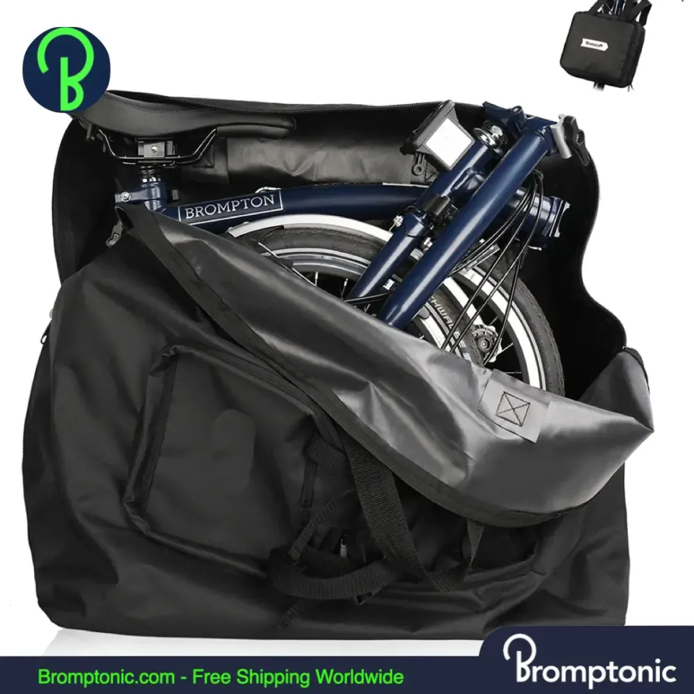 Sac de transport pour vélo pliant Brompton pour roues de 14-16 pouces