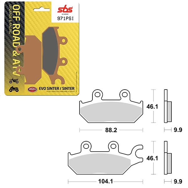 PLAQUETTES DE FREIN SBS EVO SINTER (6450971108)