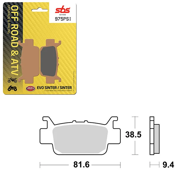 PLAQUETTES DE FREIN SBS EVO SINTER (6450975108)