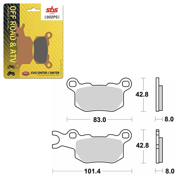 PLAQUETTES DE FREIN SBS EVO SINTER (6451002100)