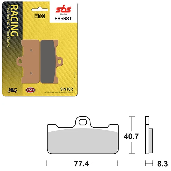 PLAQUETTES DE FREIN SINTER SBS ROAD RACING & TRACKDAYS (6470695108)