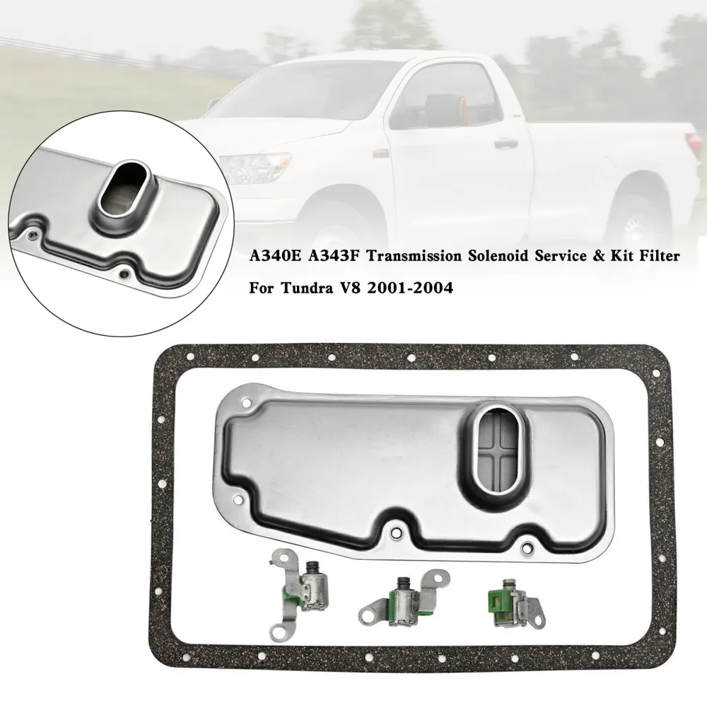 Service de solénoïde de transmission Land Cruiser A340E A343F 2000-2002 & Kit filtre