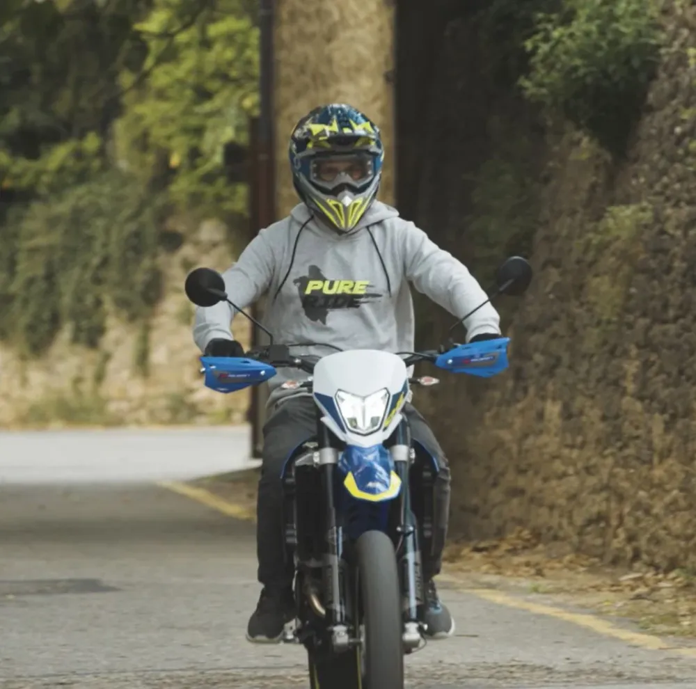 Sweat à capuche SHERCO Pure Ride gris