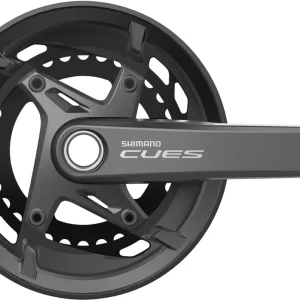 Shimano Cues FC-U6010-2 pédalier 11 vitesses 46-32 dents avec protège-chaîne