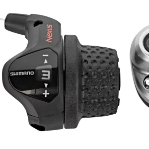 Shimano NEXUS SL-3S41 Manette de changement 3 vitesses droite noir/argent