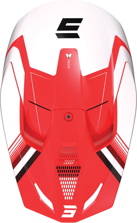 Casque SHOT Race Tracer rouge/blanc 2023