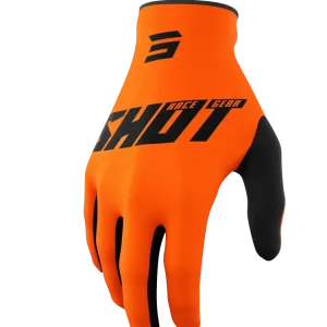 Gants Shot Raw burst orange