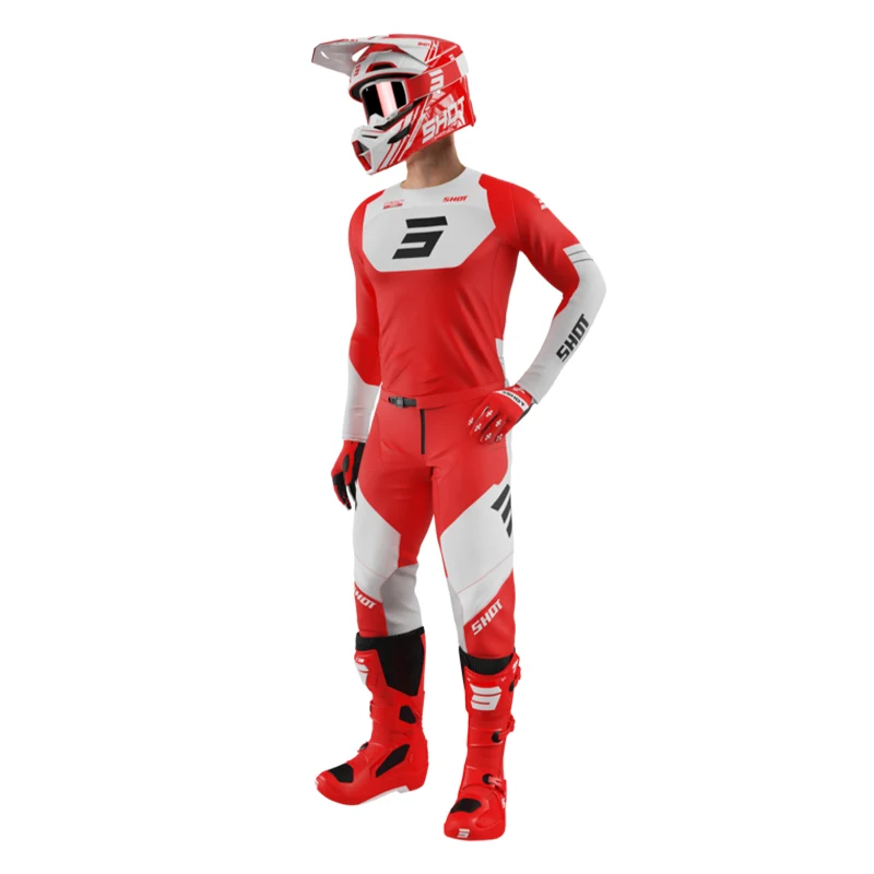 Tenue SHOT Contact Shield rouge 2025