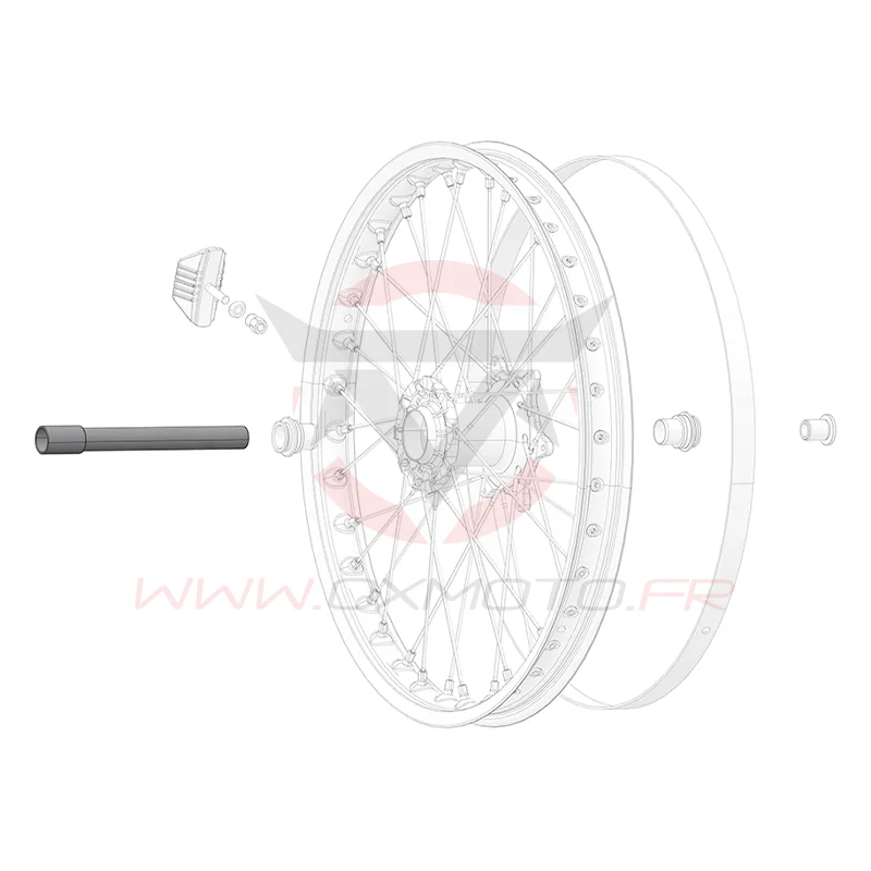 Axe de roue avant STARK Varg Stark Future