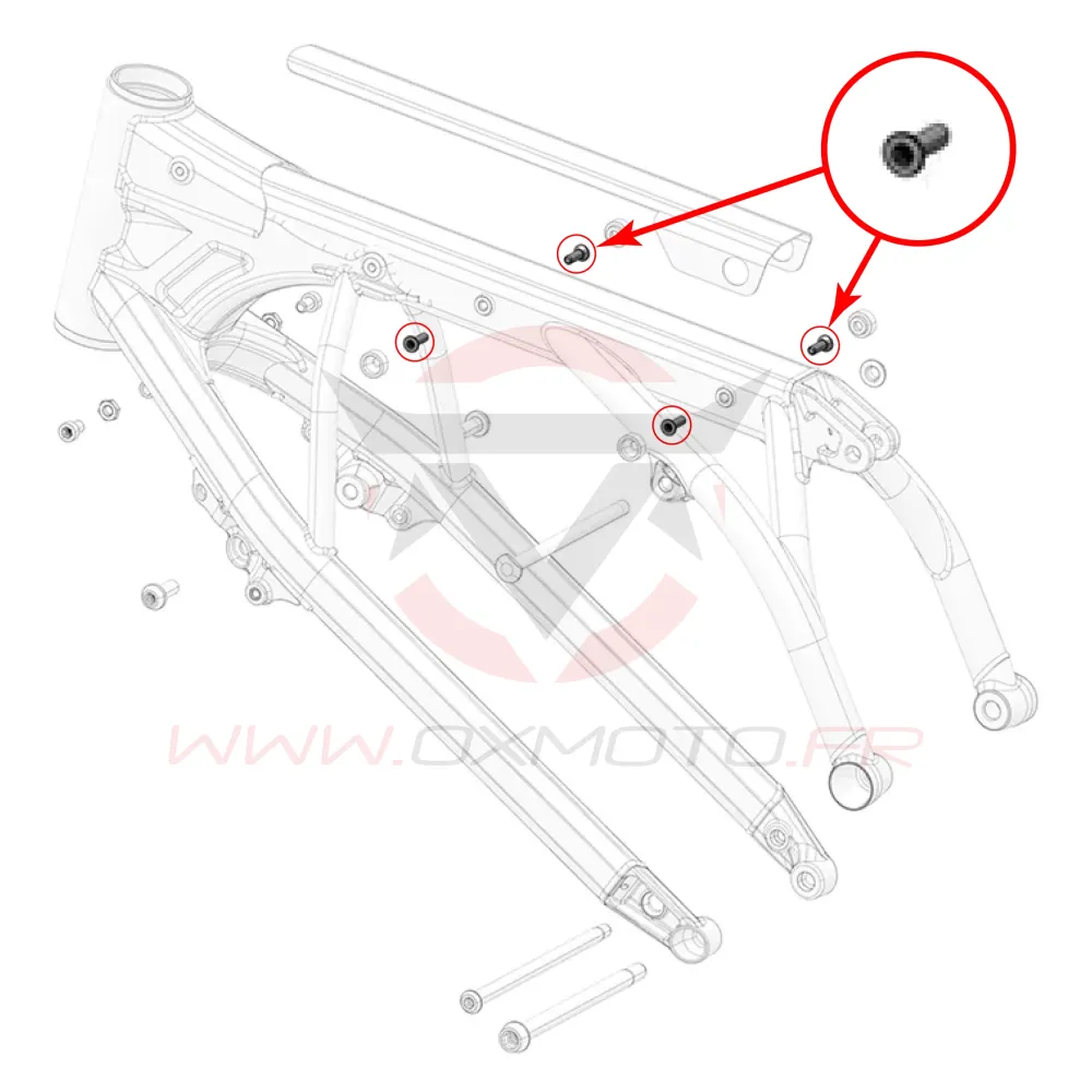 Vis de cadre pour fixation de selle STARK Varg Stark Future