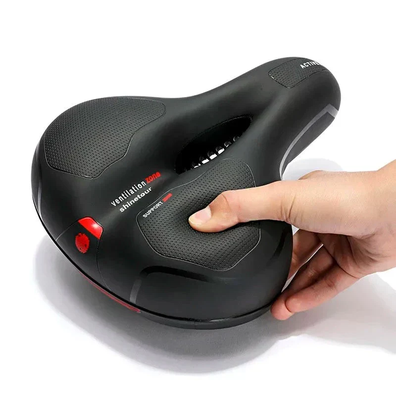 Selle de vélo Confort extrême avec feu arrière intégré Supergénie