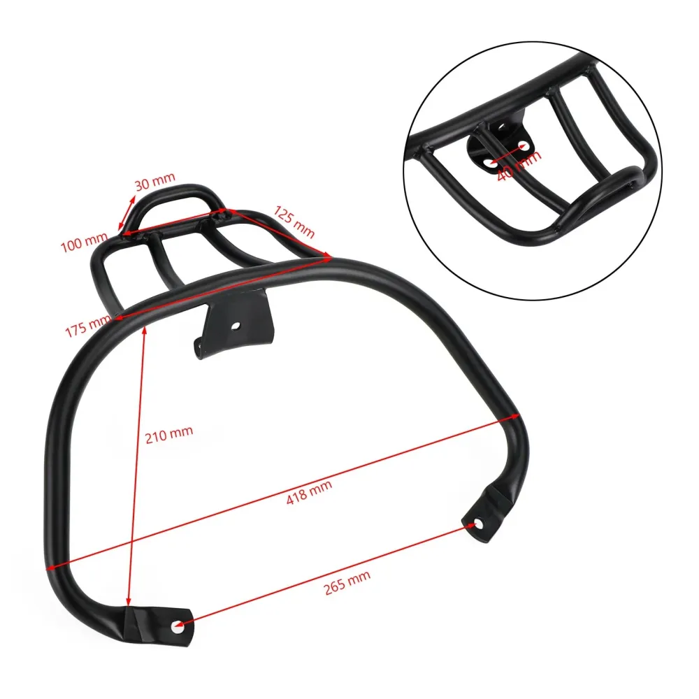 Support de transport de bagages arrière Vespa Sprint Primavera 50 125 150 4T