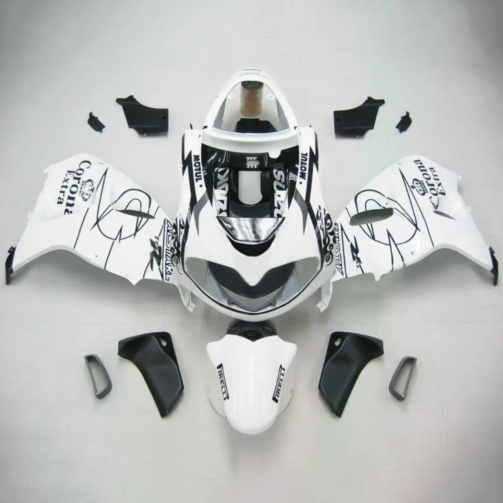 Amotopart 1998-2003 Suzuki TL1000R Kit de carénage Corona extra blanc