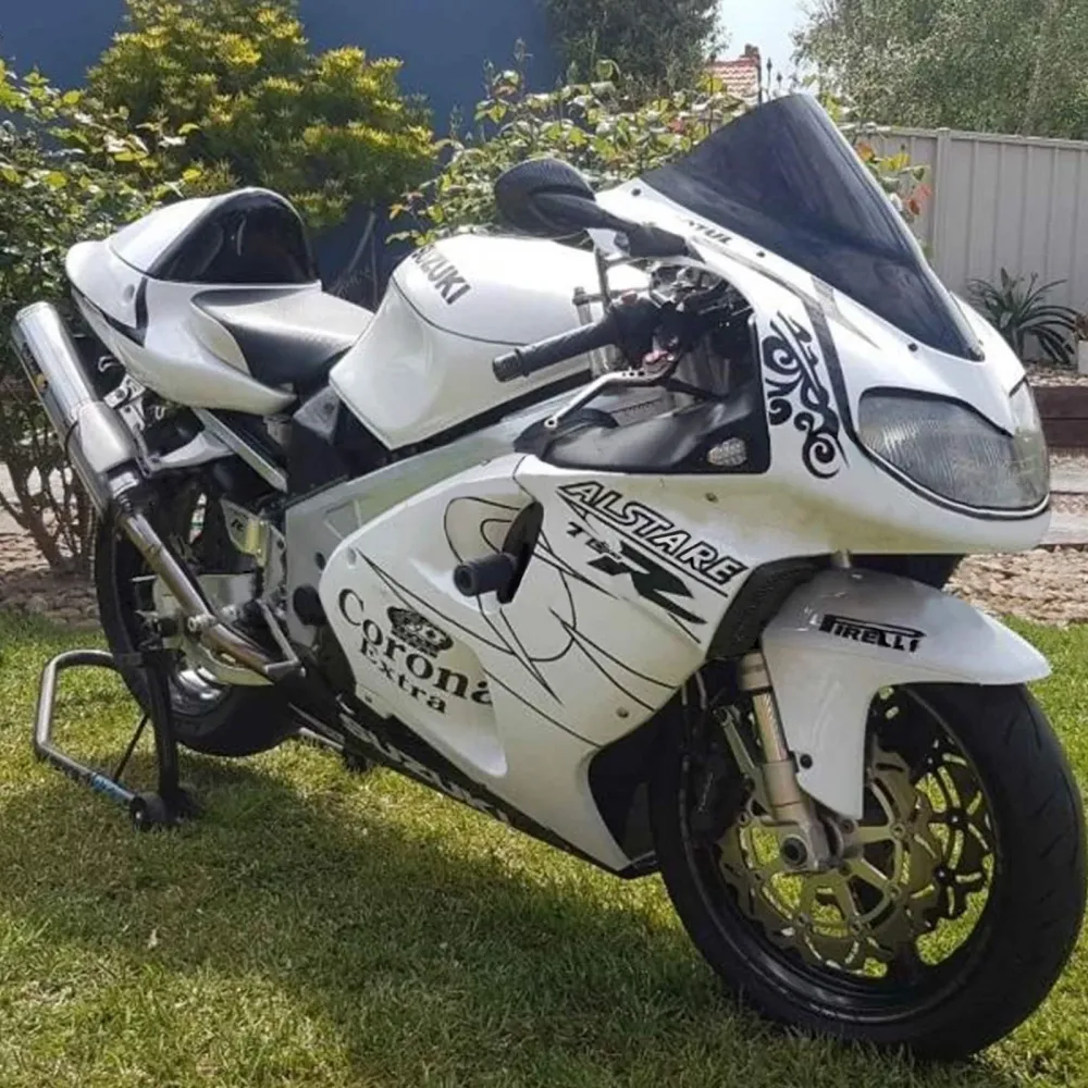 Amotopart 1998-2003 Suzuki TL1000R Kit de carénage Corona extra blanc