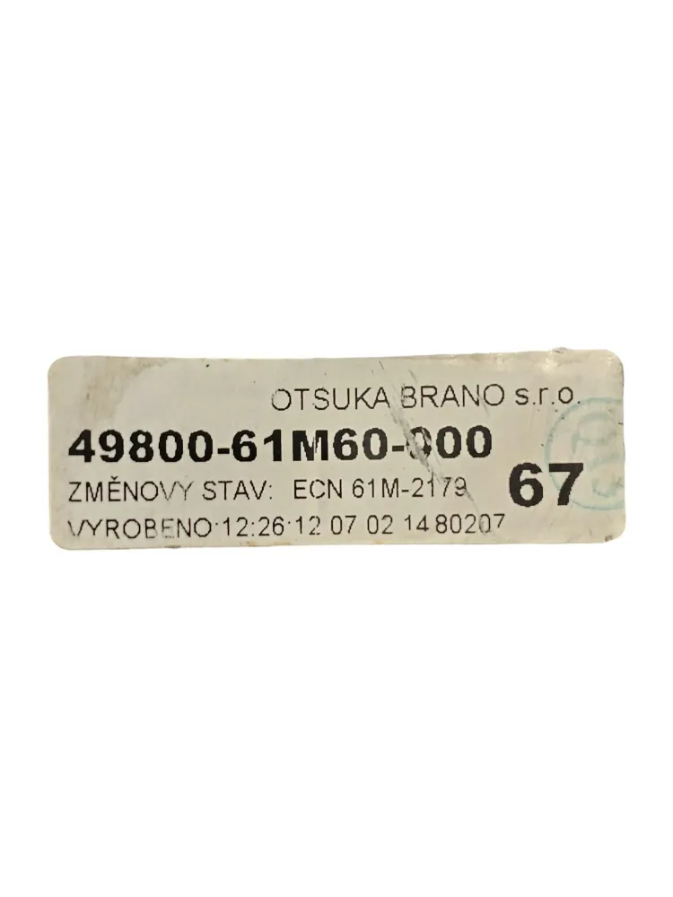 Suzuki S-Cross Cod: 4980061M60000 (2013-2022) Embrayage