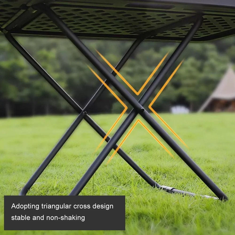 Table de camping pliante portable avec rangement dans le coffre pour Tesla Model 3/Y-Table de pique-nique extérieure pratique