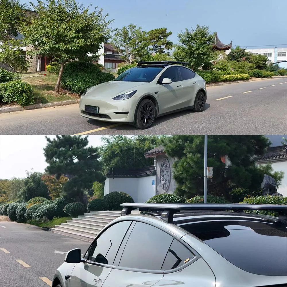 Tesla Model Plateforme de chargement pour galerie de toit Y 2021+-Porte-bagages de toit haut de gamme pour des besoins de...