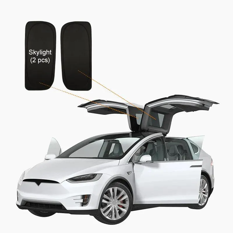 Tesla Model X(2015-2024) Confidentialité Et Isolation Thermique Pare-Soleil Rideaux Pare-Soleil Opaque pour Camping et Usa...