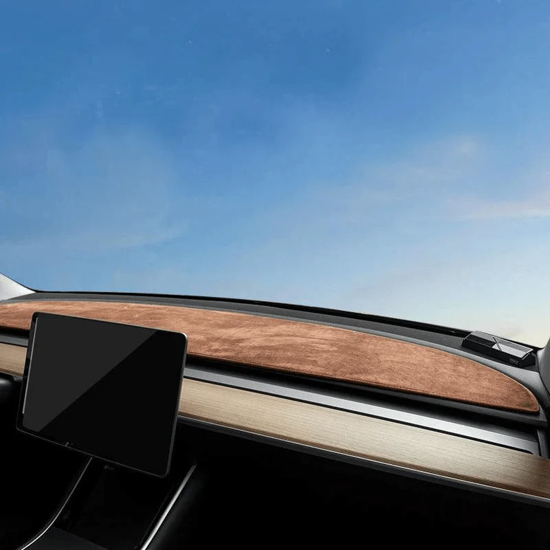 Tesla Model3/Couverture d'avant de couverture de tableau de bord de flanelle de Y-Model3/Y (2017-2023)