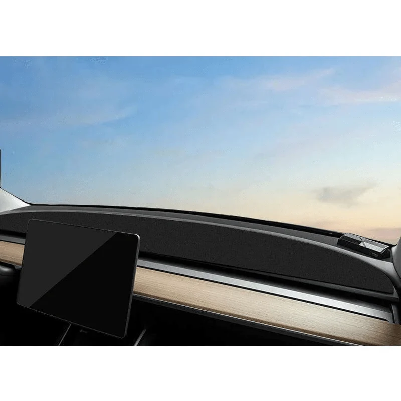 Tesla Model3/Couverture d'avant de couverture de tableau de bord de flanelle de Y-Model3/Y (2017-2023)