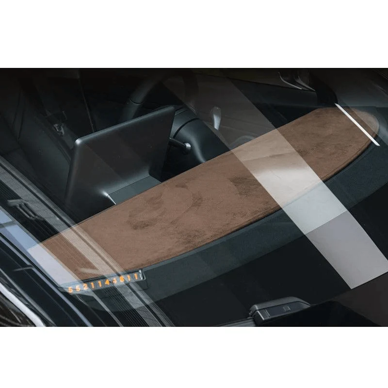 Tesla Model3/Couverture d'avant de couverture de tableau de bord de flanelle de Y-Model3/Y (2017-2023)