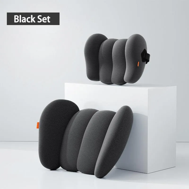 Tesla ModelS/X/3/Y 3D Memory Foam Respirant Appui-Tête Taille Oreiller Siège Support