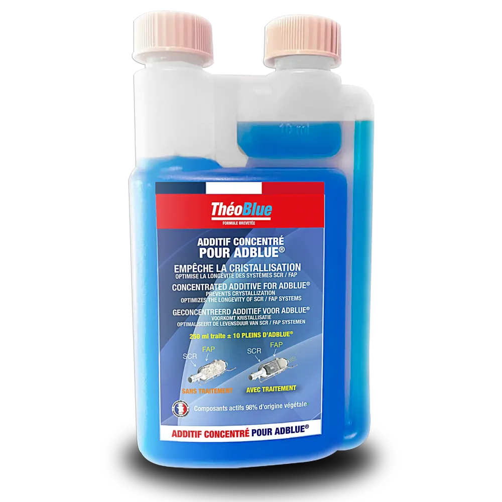 Anti-Cristallisant ADBLUE THEOBLUE (250 ml) - Additif ADBLUE HAUTE PERFORMANCE - Nettoyant FAP et SCR - Facile à utiliser...