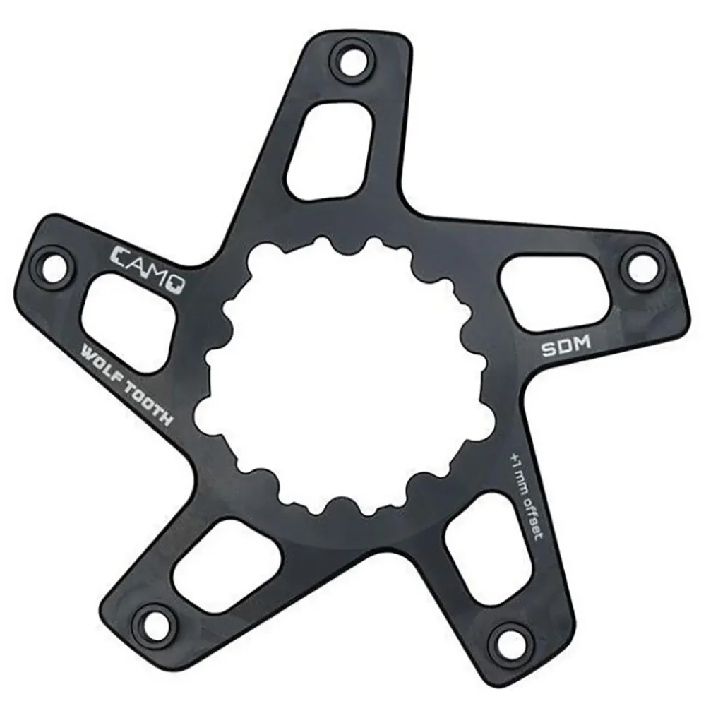 Étoile de Pédalier WOLF TOOTH CAMO M5 Sram Direct Mount Boost Offset 3mm Noir