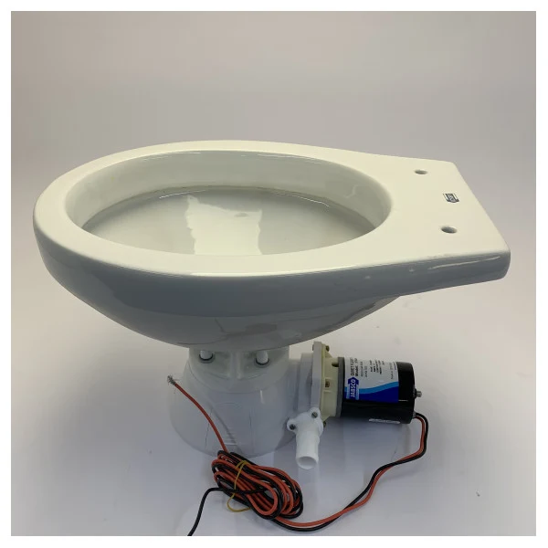 Toilet électrique Jabsco Quiet Flush Regular avec vanne magnétique 24V - 37045-4094