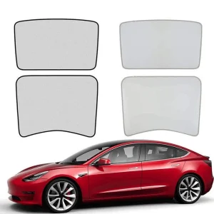 Toit en verre/Toit ouvrant Pare-Soleil pour Tesla Model 3(2021-2023) Accessoires Pare-Soleil Semi