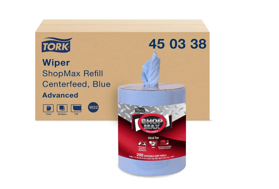 450338 Essuie-glace Shopmax avancé à dévidage central 450 (2 x 200s) TORK
