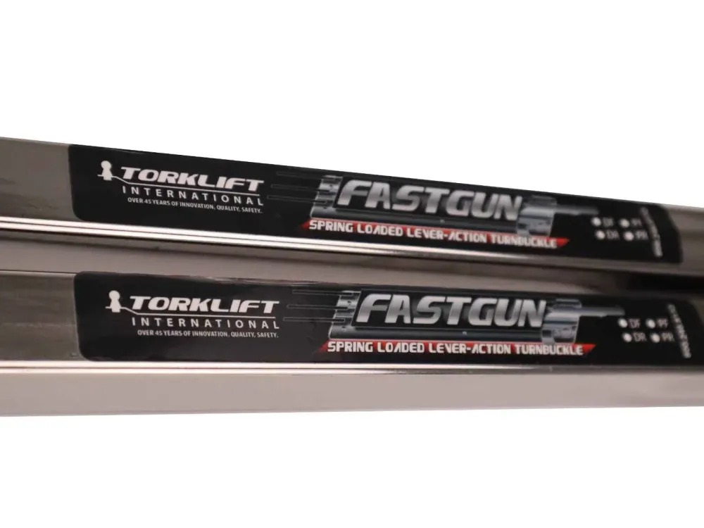 Tendeurs Torklift FastGun – Acier inoxydable poli (lot de 2) – S9526