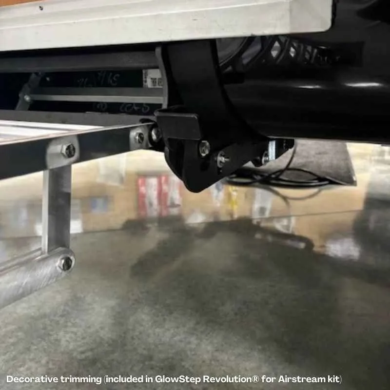 Torklift GlowStep Revolution – A8073 – Marchepied d'entrée en aluminium à 3 marches pour Airstream