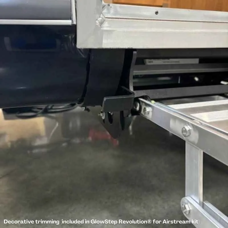 Torklift GlowStep Revolution – A8073 – Marchepied d'entrée en aluminium à 3 marches pour Airstream