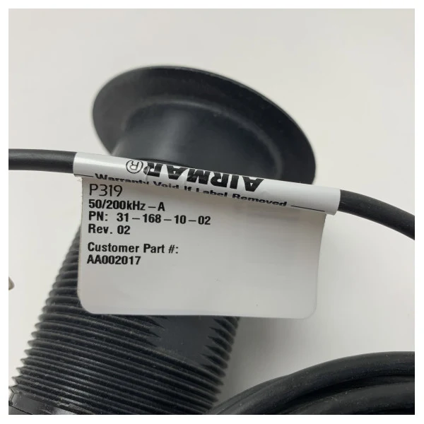 Transducteur de profondeur Airmar Simrad P319 600W à coque 50 / 200 kHz - AA002017